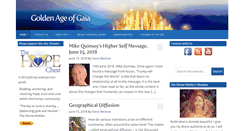Desktop Screenshot of goldenageofgaia.com
